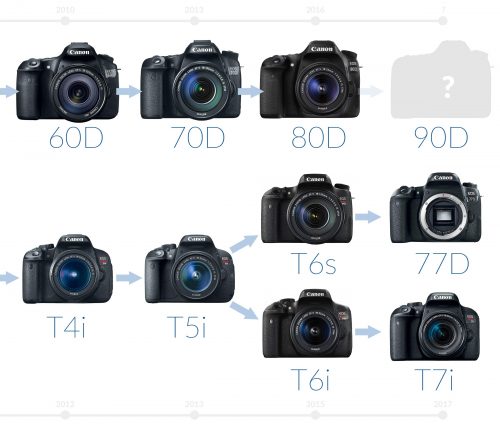 Canon T7i vs 77D : Which Should You Buy? - Light And Matter