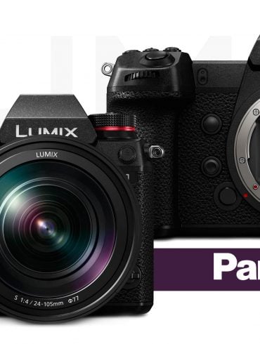 Panasonic Lumix S1 and S1R with logos