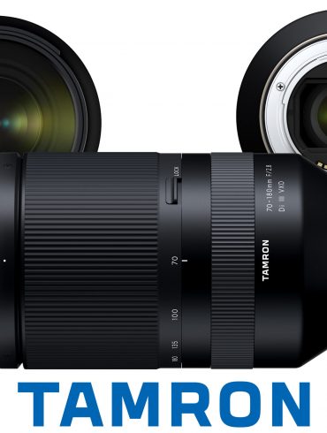 Tamron 70-180mm lens, front and back elements