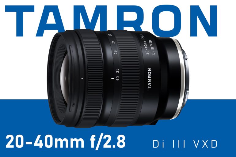 Tamron 20-40mm lens announcemnt